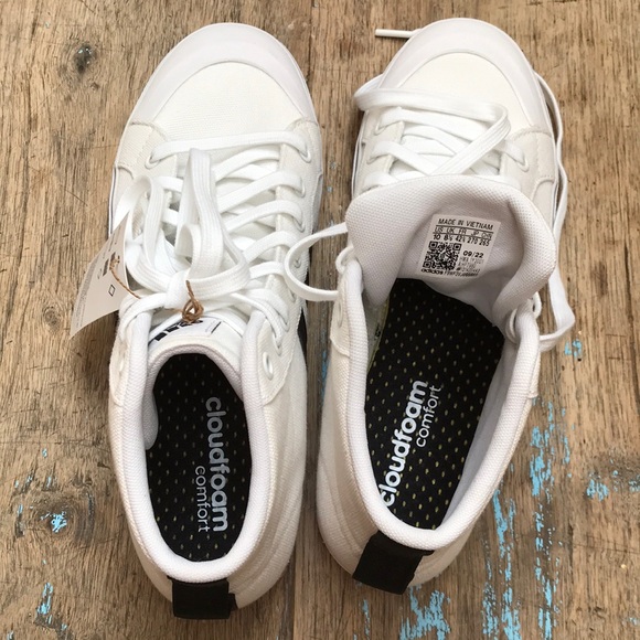 Adidas NEW WITH TAGS High-Top Sneakers Classic Mid Bravada 2.0 Cloudfoam Comfort - Picture 9 of 12